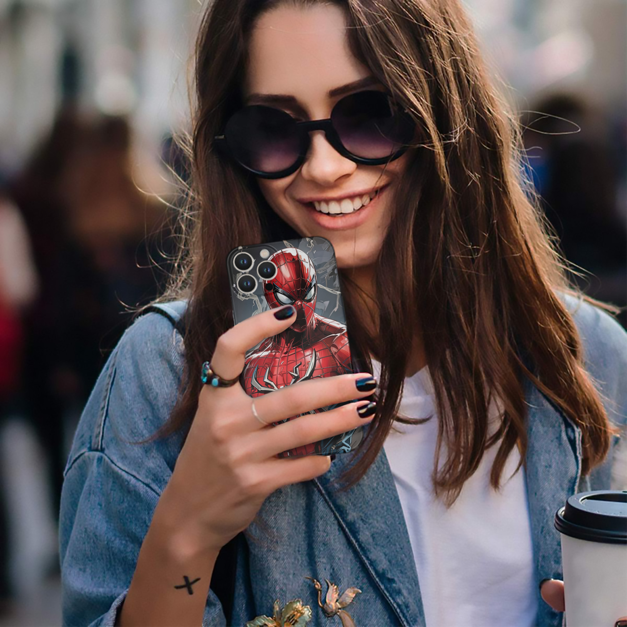 （画像用） Spider Man スパイダーマン 【iPhone 14シリーズ対応】ハードケース